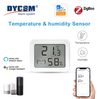 EWeLink Zigbee 3.0 Temperature & Humidity Sensor, Low Power Consumption, Real-Time Monitoring, Compatible With Alexa And Google.
