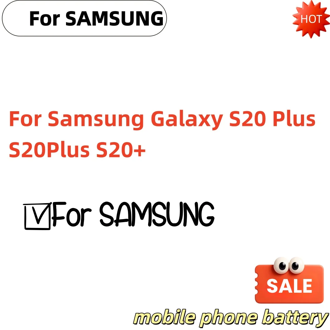 

For SAMSUNG EB-BG985ABY 4500mAh Replacement Battery For Samsung Galaxy S20 Plus S20Plus S20+ Mobile phone Batteries +Tools