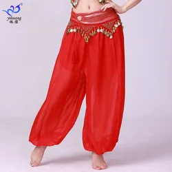1pcs/lot woman fashion chiffon belly dance pants lady lantern dancing pants