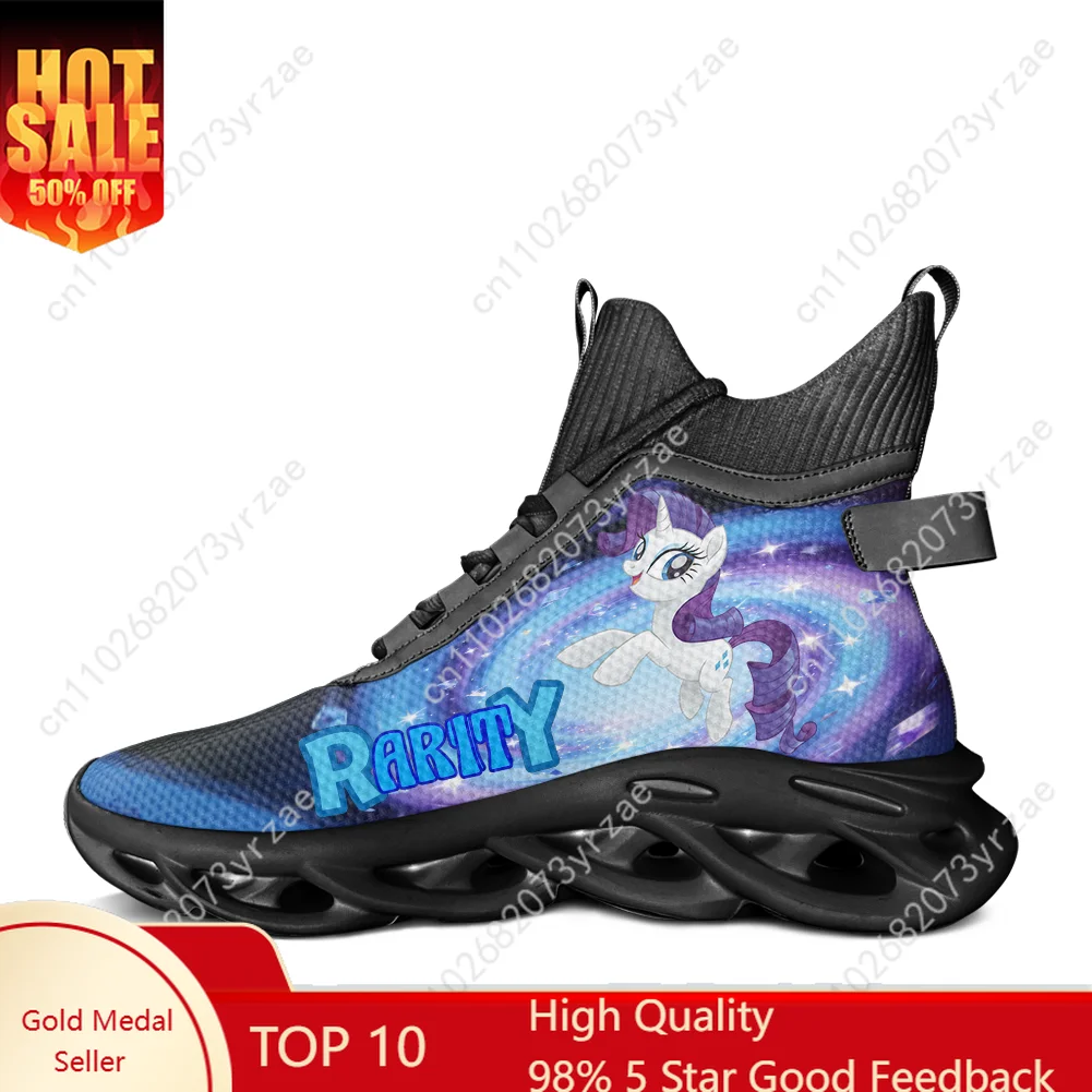 

Rarity High Top Flats Sneakers Man Woman Shoes My Little Pony Friendship Is Magic Fashion Comfortable Shoe Cosplay Footwear