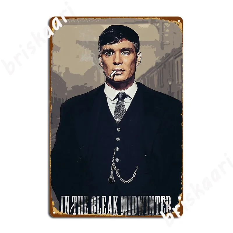 Tommy Shelby Metal Sign Wall Decor Classic Cave pub Wall pub Tin sign Posters