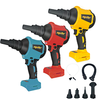 Mellif High Volume Compressed Air Duster Compatible with Dewalt 18v 20V for Makita 18v Battery (No Battery) with LED light