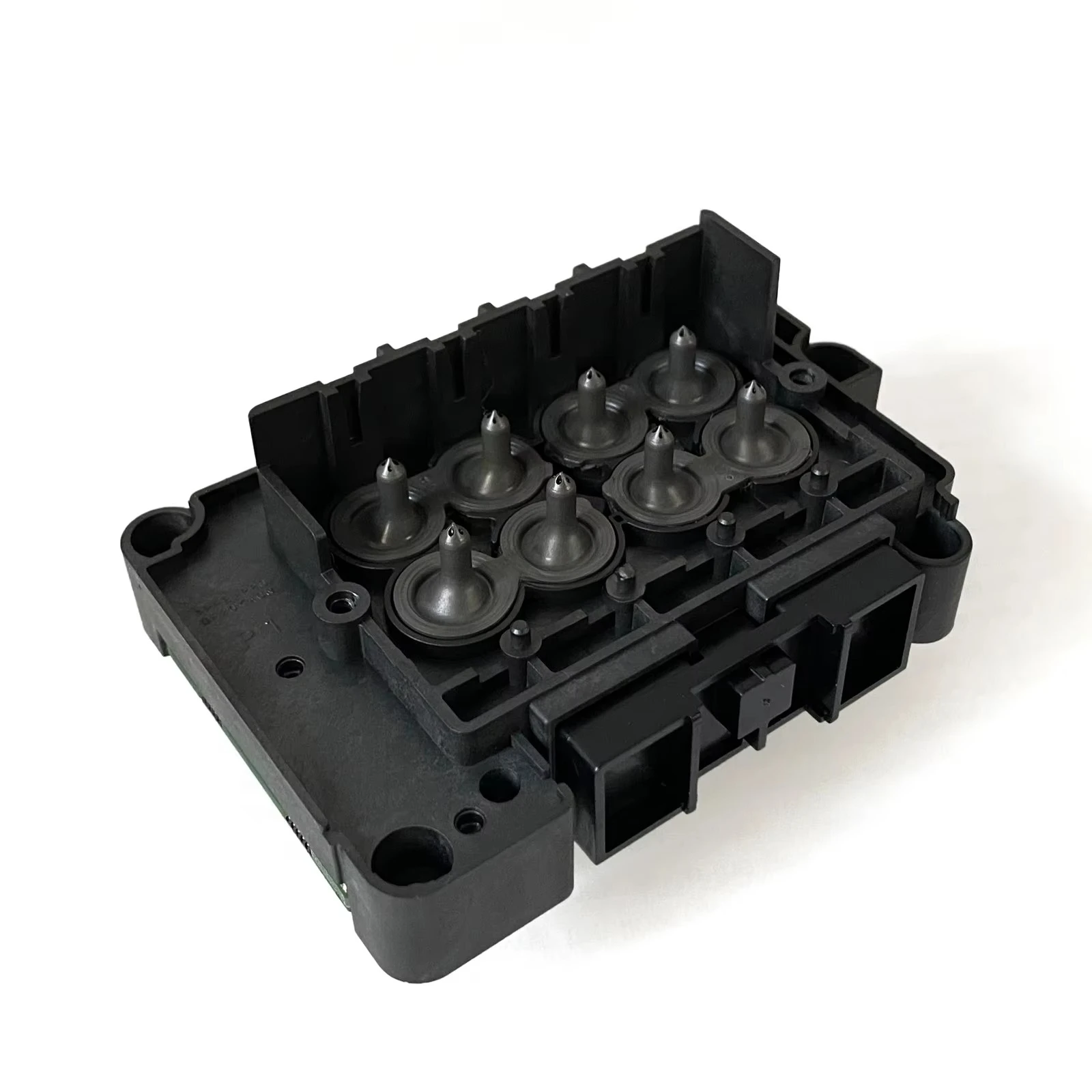 فوهة المذيبات Dx7 رأس الطباعة غير مقفول مع سطح ذهبي للطابعات النافثة للحبر Cabezal F189010 Dx7 رأس الطباعة