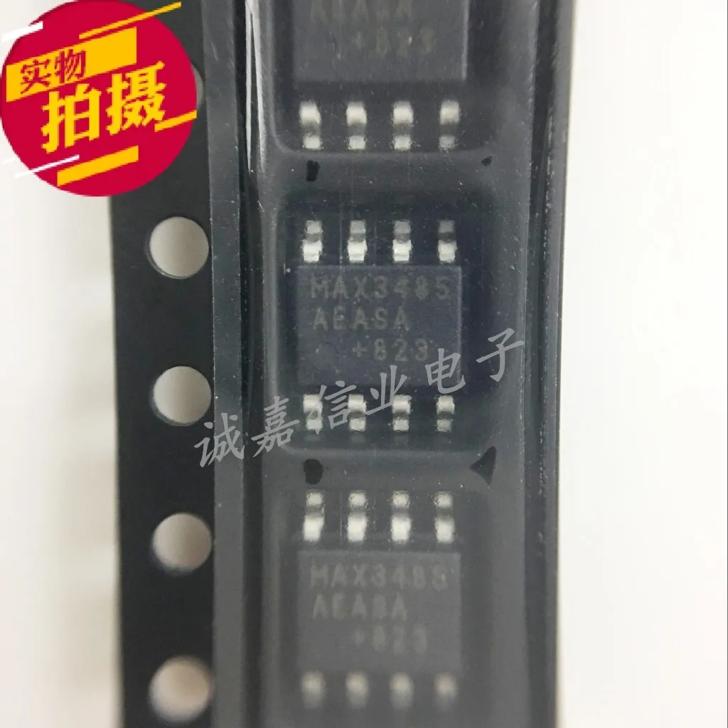 

10pcs/Lot MAX3485AEASA+T SOP-8 RS-422/RS-485 Interface IC +3.3V-Powered, +/-20kV ESD-Protected, 20Mbps and Slew-Rate-Limited