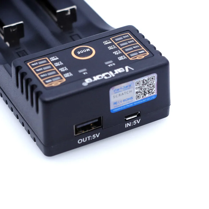 2023 Mới VariCore V20I AA AAA SC/S 18650 26650 18350 16340,14500 10440 26500 Lithium Sắt 3.2V 1.2V 3.7V NiMH Pin Sạc