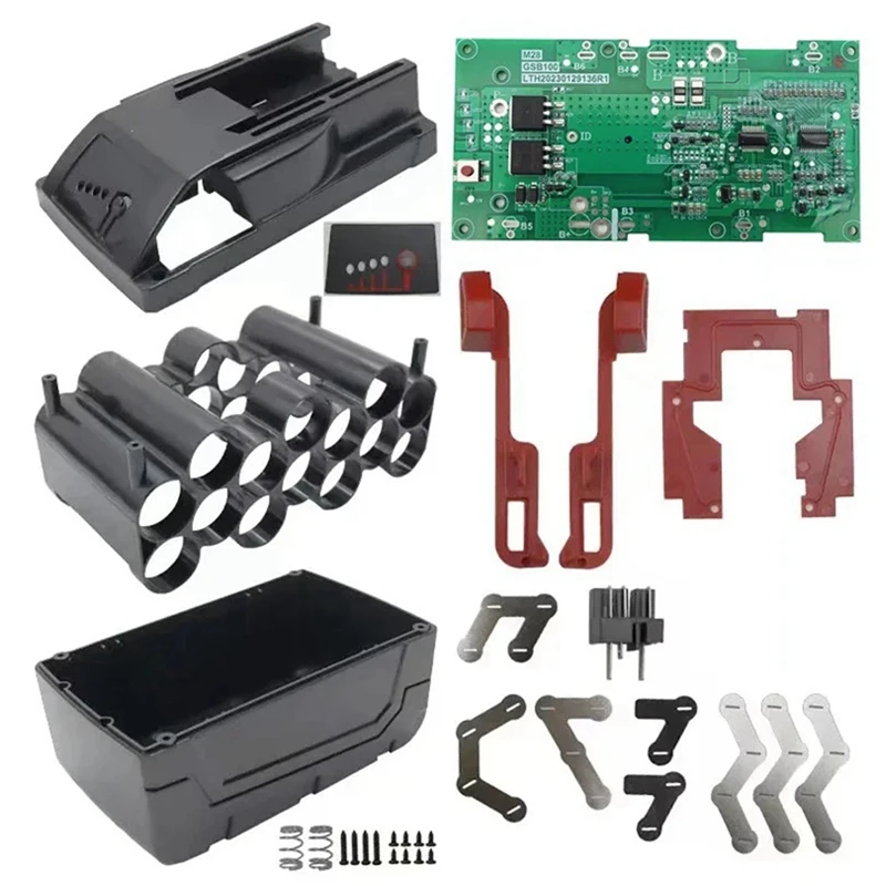 Smart-M28 Li- Battery Plastic Case Charging Protection Circuit Board PCB Housings For Milwaukee 28V Box Shell 48-11-2830