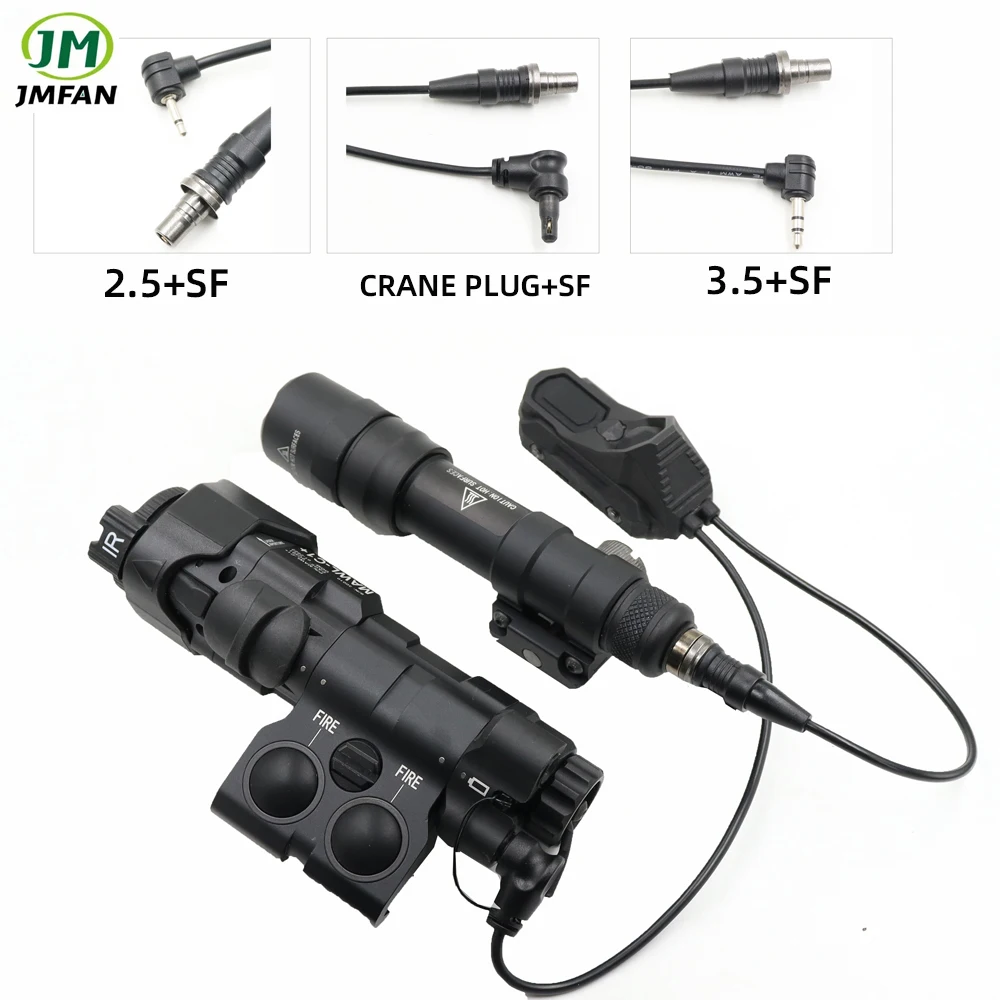 

Tactical AXON UNIT Dual Function Mod Button Pressure Remote Switch SF/2.5/3.5/DC PLUG Surefir M300 M600 PEQ NGAL Scout Light