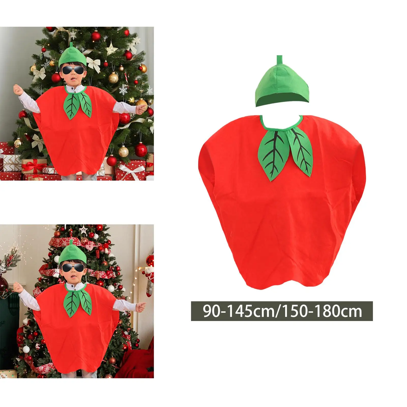 Fruit Costume Lightweight with Hat for Halloween Holiday Masquerade Themed Party