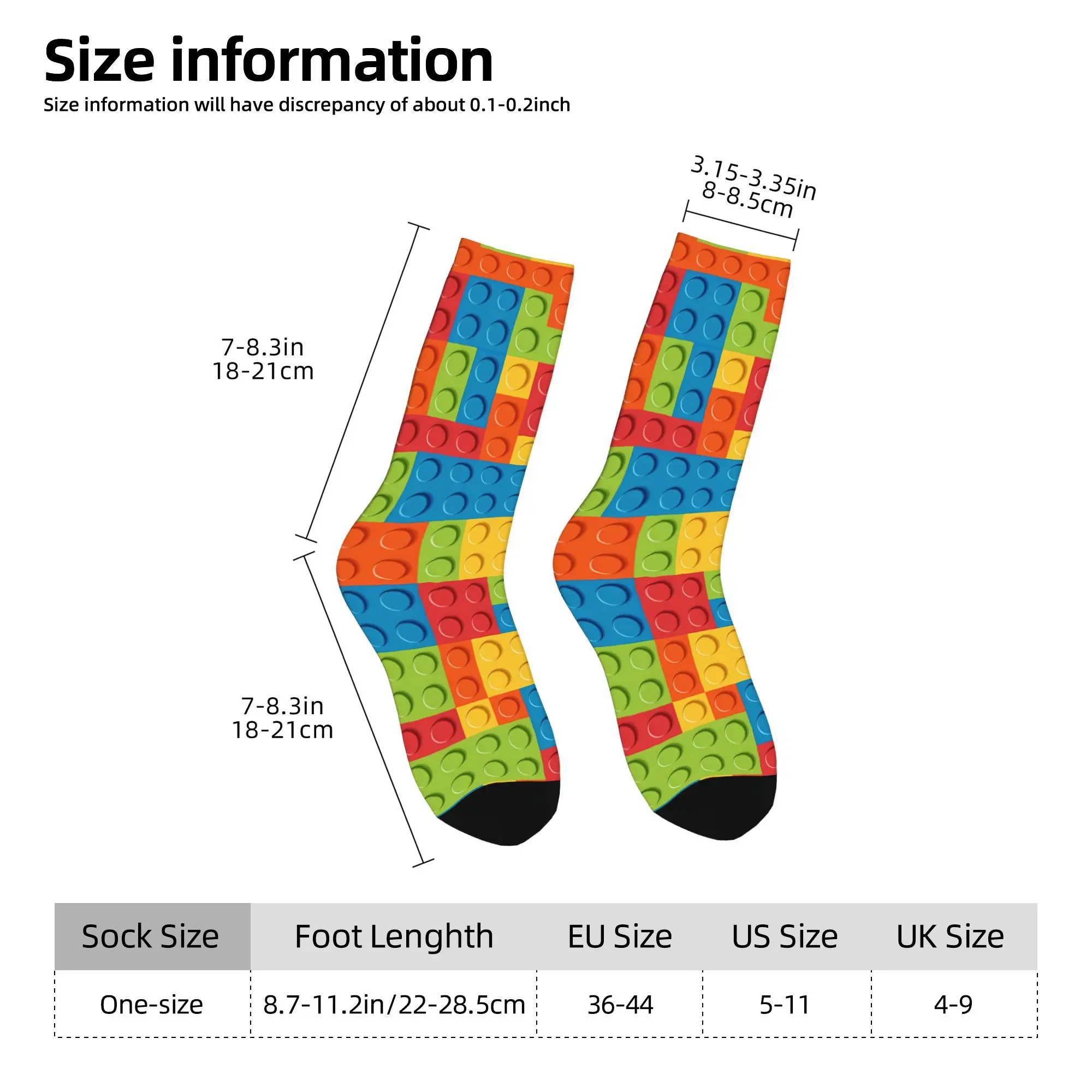 Funny Sock for Men Colorful Art Hip Hop Vintage  Happy Quality Pattern Printed Crew Sock Seamless Gift
