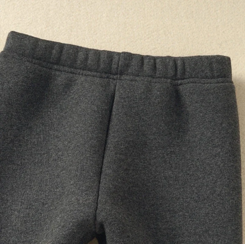 الشتاء الأطفال أزياء ملابس الفتيات الصوف مبطن طماق 4 - 8Y الاطفال عارضة سميكة السراويل الدافئة