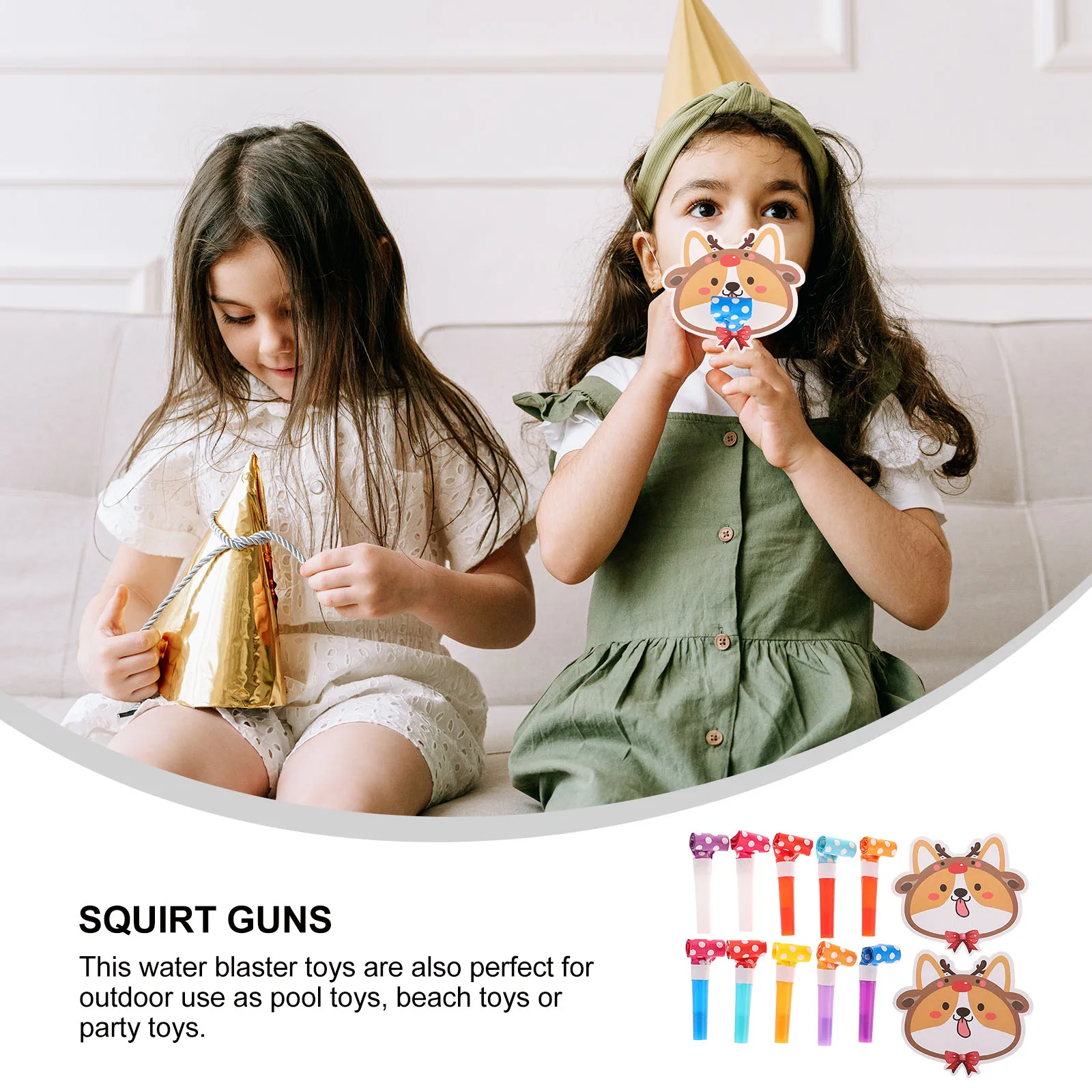 

Cartoon Blow Dragon Whistles 10 Sets Funny Animal Party Noise Makers Musical Blowers Birthday Horns Vibrant Colors Premium