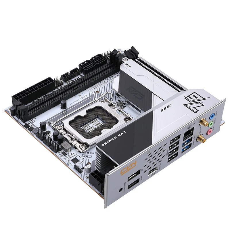 Imagem -04 - Placa-mãe Intel B760 Itx Colorida Cvn B760i Frozen Wifi V20