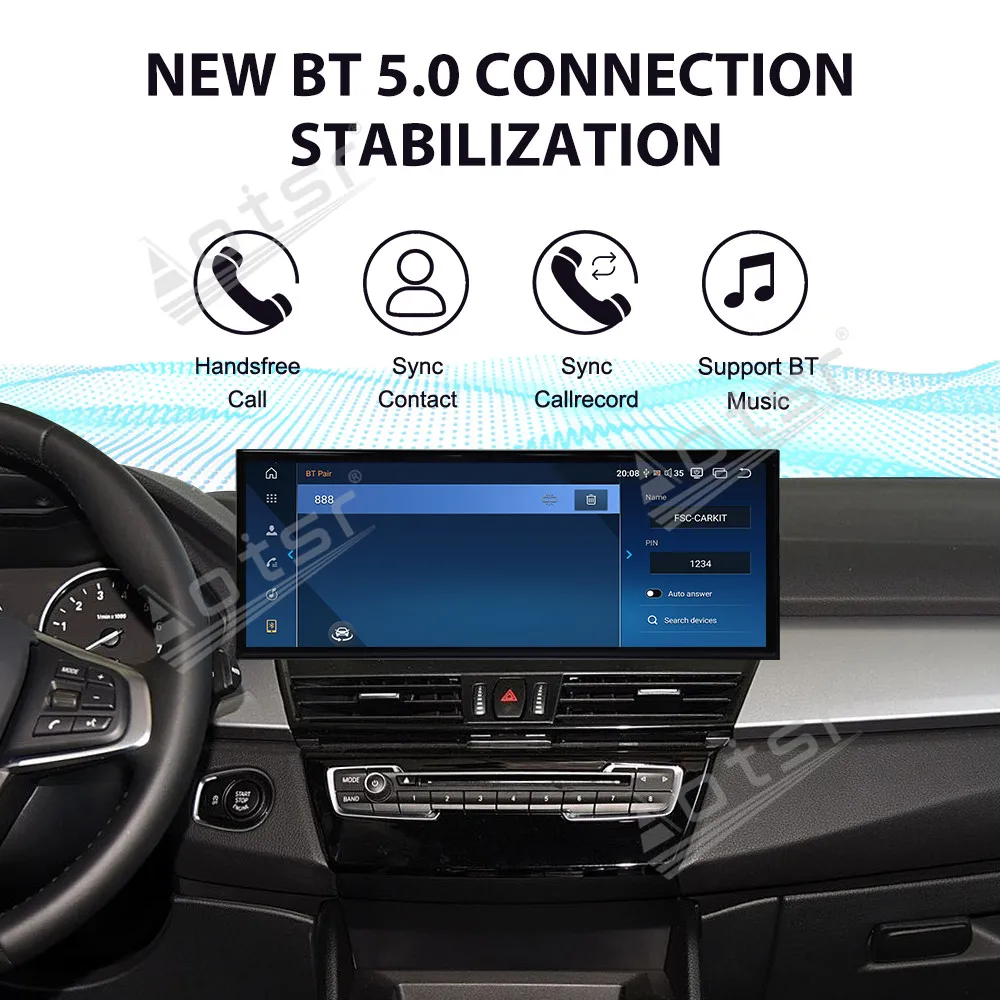 

Автомобильный GPS-навигатор CarPlay 15,8 дюйма Android 14 для BMW 2 серии Touring 2013-2019 HD сенсорный экран головное устройство мультимедийный плеер