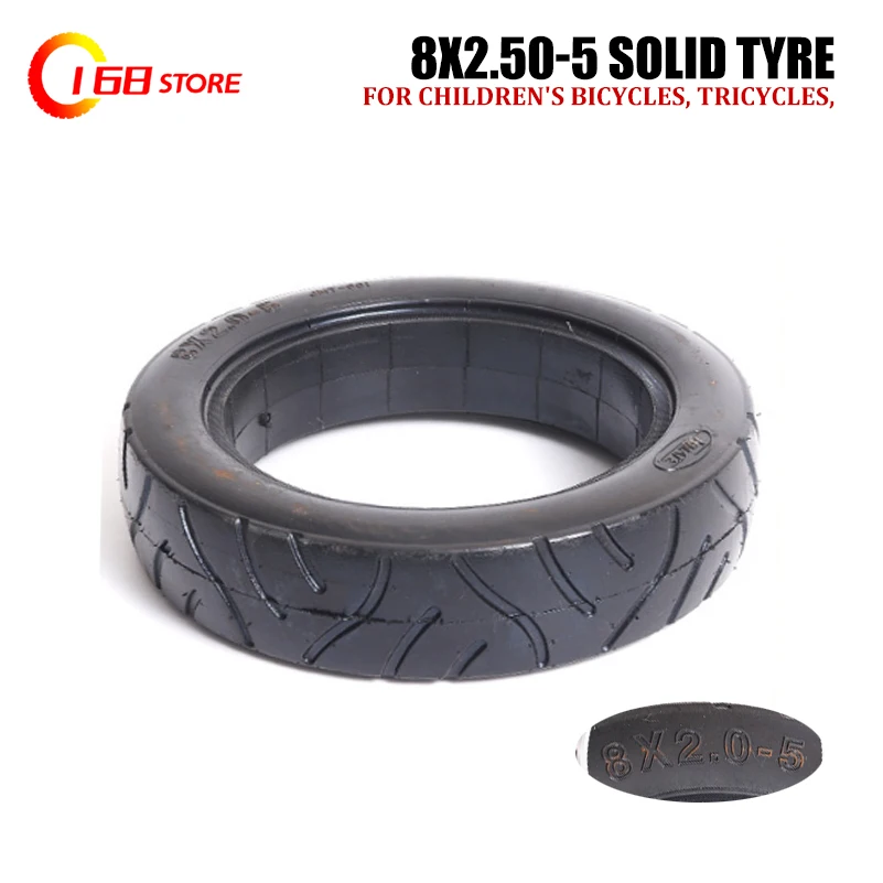 8x2.50-5 solid tires for children's bicycles tricycles scooters torsion bikes baby bike