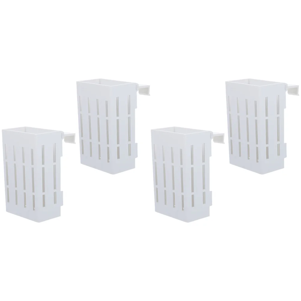 4 Pcs Water Plant Stand Aquatic Planting Baskets Aquarium Holder Pot Hanging Plastic Planter