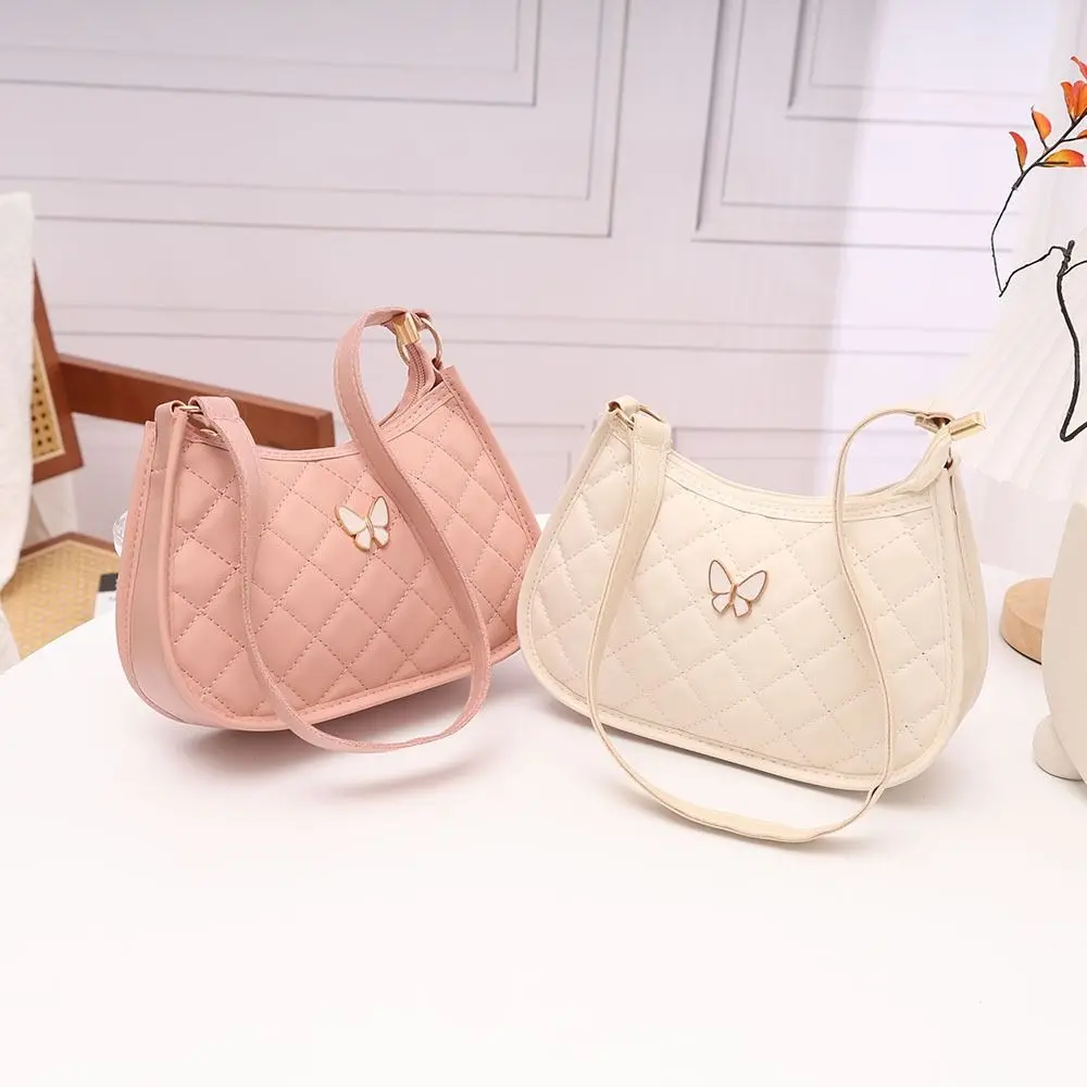 

Модная сумка через плечо в форме бабочки из искусственной кожи, корейская сумка-кроссбоди, универсальная вместительная сумка-полумесяц для женщин