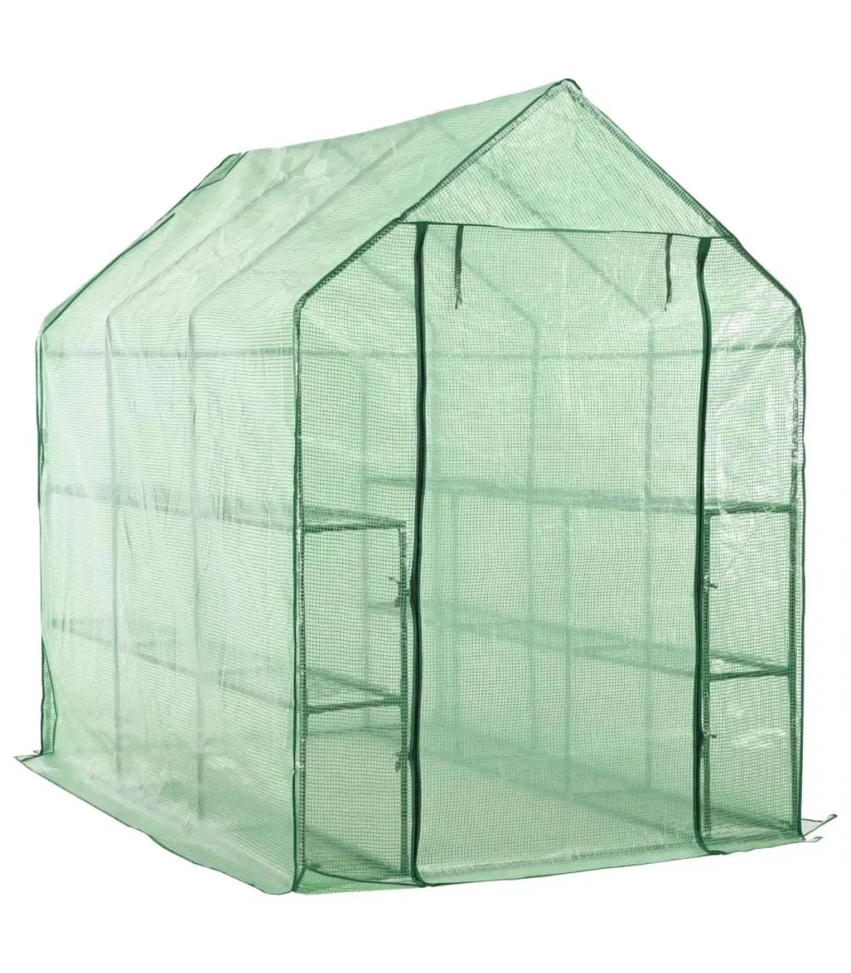 Greenhouses greenhouse accessible with 12 143 steel shelves x 214x196 cm