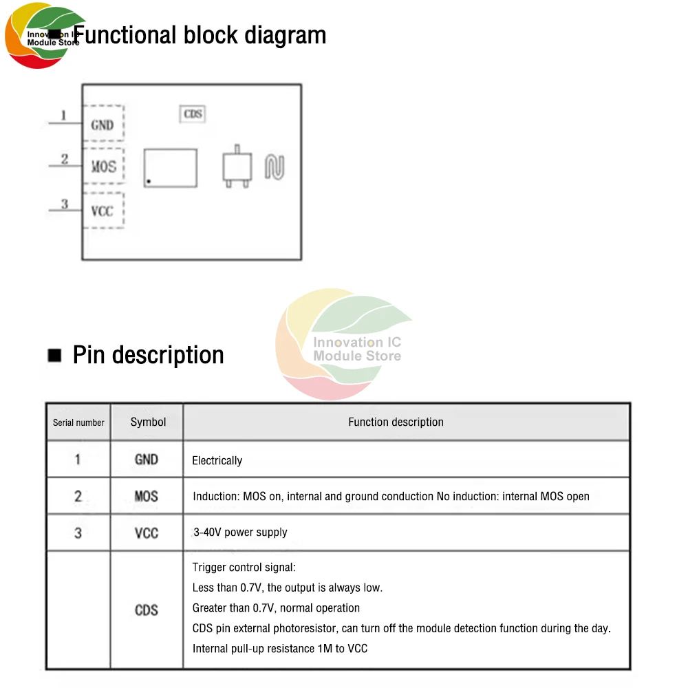 DC3-30V RCWL-0513 microwave radar human body induction switch module intelligent induction detector can be directly lit