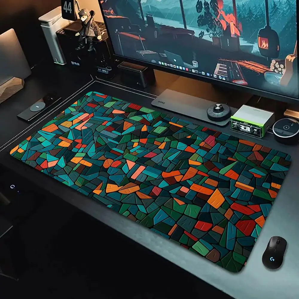 

Irregular pattern mouse pad computer mechanical keyboard high-quality durable rubber anti-slip and washable