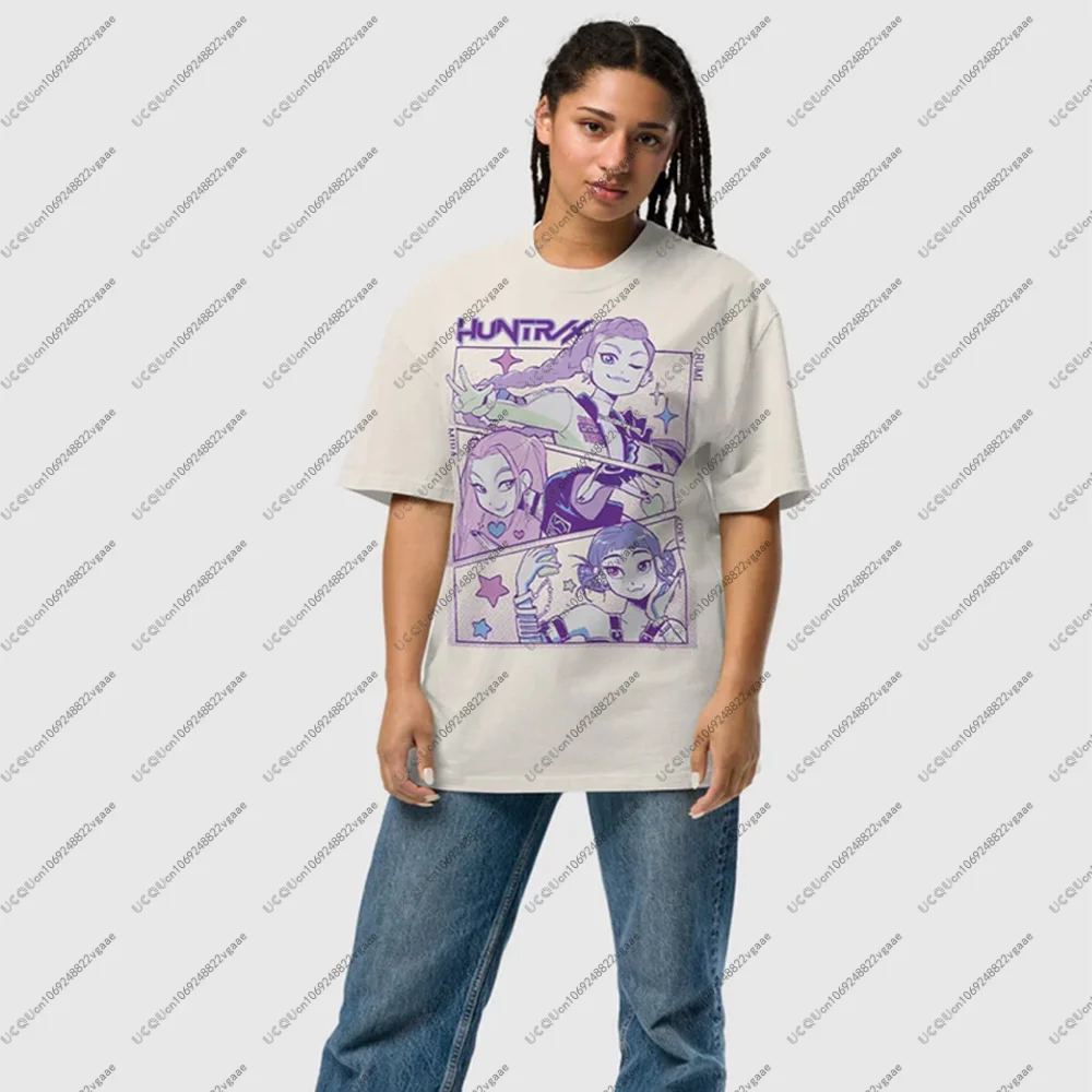 

Girls Kids Women T Shirt Youth Adult Clothes Casual Oversized Top Gift K-KPop D-Demon Tee H-Hunters Fan Sweatshirt Summer Cotton