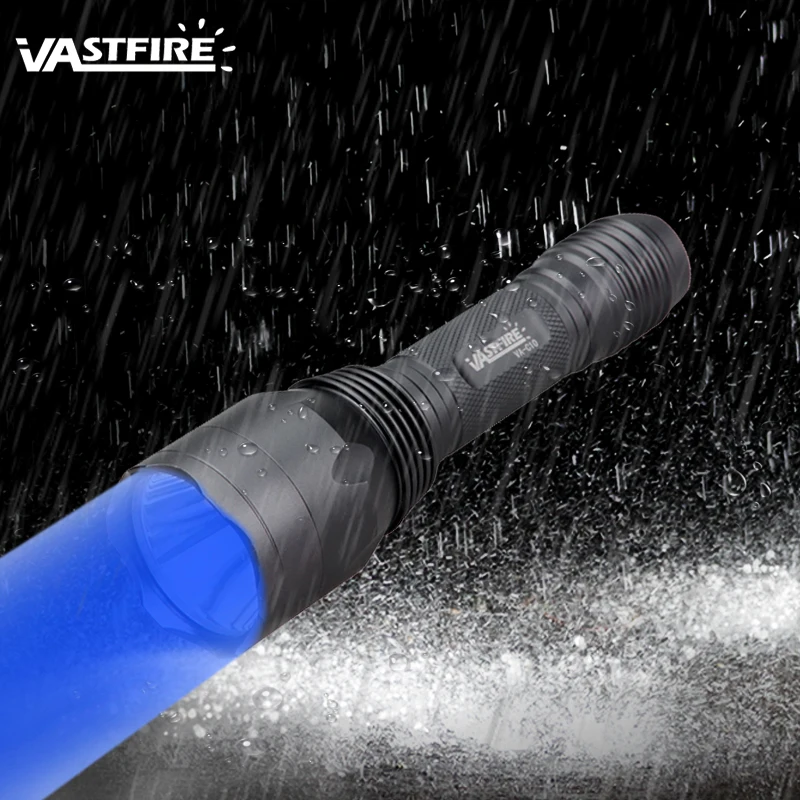 10000LM Portable Green/Blue/Red Light Flashlights Adjustable Focus Torch Mini Flashlight Pocket Outdoor Flashlights Small Torch