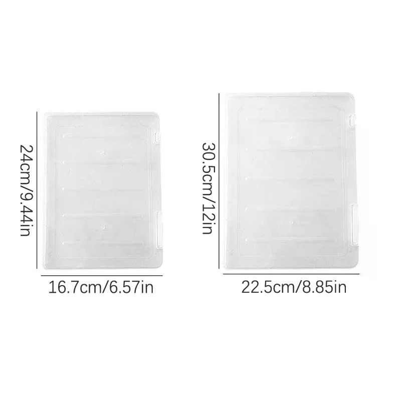 1PC PP A4 Paper File Storage Archive Data Desktop Sorting Box Office Storage Portable Storage Box