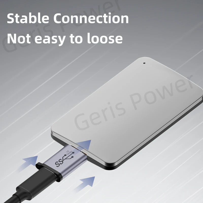 USB 3.0 마이크로 B-타입 C 어댑터 커넥터, USB A-마이크로 B 데이터 전송 변환기, 노트북 하드 드라이브 디스크 박스, 삼성 S5