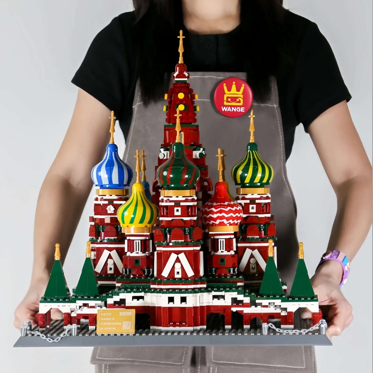 3213 pièces MOC russe moscou cathédrale de basilice adulte haute difficulté assemblage modèle de Construction jouet Kit de Construction éducatif