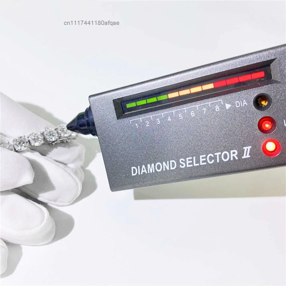 Hip Hop Iced Out 5mm Pass Diamond Tester S925 Sterling Silver d Color Vvs Moissanite Tennis Bracelet.