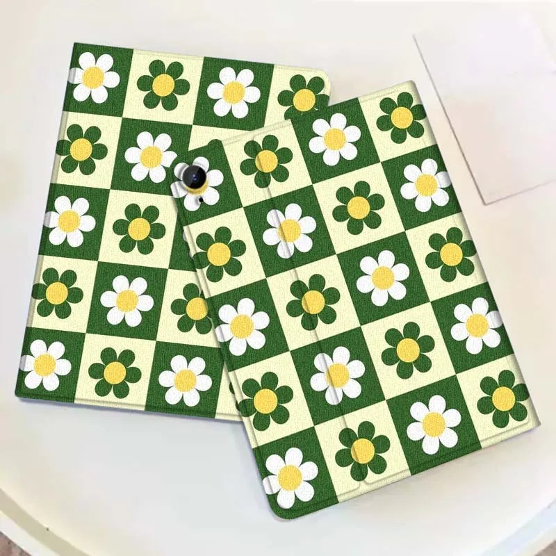 

Vintage Checkered Pattern For Samsung Galaxy Tab A7 A9 A11 S6 A A8 Lite Plus 2025 10.4 10.5 10.1 Inch Tablet Case