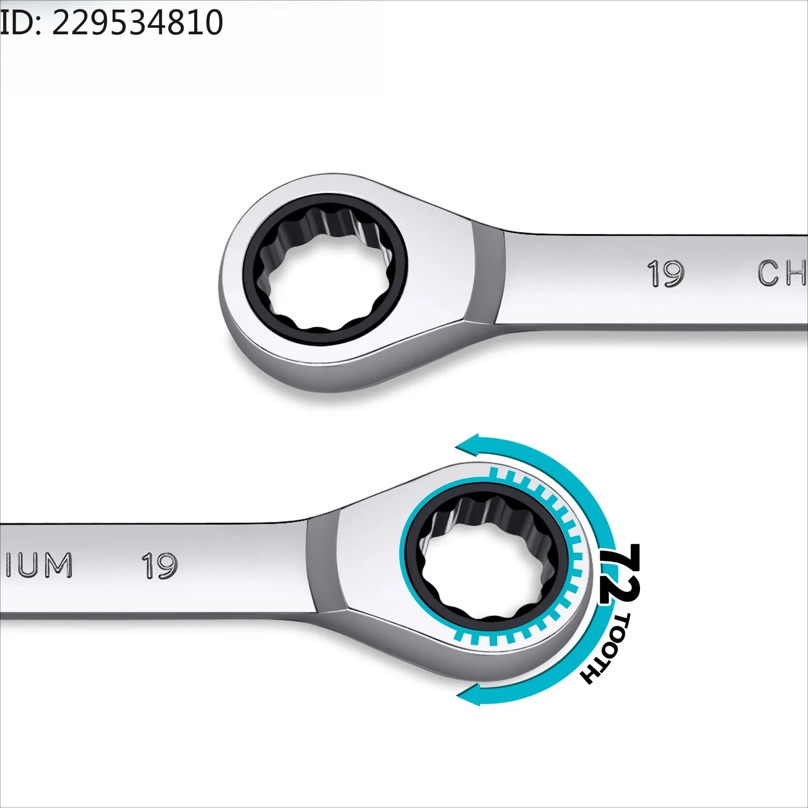 Key Ratchet Wrench Set 72 Tooth Gear Ring Torque Socket Wrench Set Metric Combination Ratchet Spanners Set Car Repair Tools