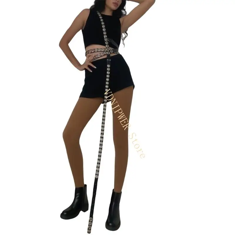 Long 368 ซม. Belt Admentable Stylish สำหรับชุดทางการไม่เป็นทางการ D08E