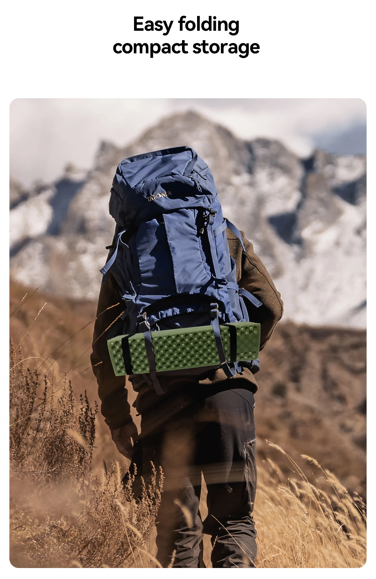 WESTTUNE Aluminiumfolie Eierkarton-Schlafmatte Tragbare Faltbare Isolierte Campingmatte Feuchtigkeitsbeständige Isoliermatte zum Wandern – Detail 10