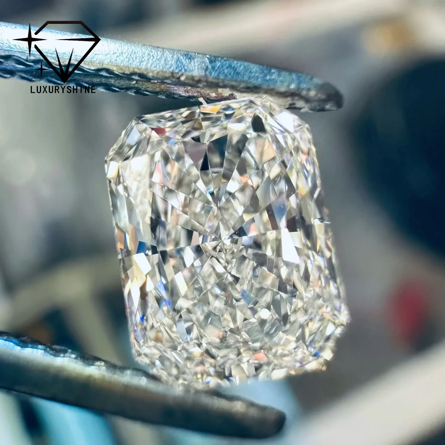 

LuxuryShine VS1 Lab Grown Diamond 1ct 2ct 3ct 4ct 5ct Loose Diamonds Radiant Cut D-F Color With IGI Certificate custom Jewelry