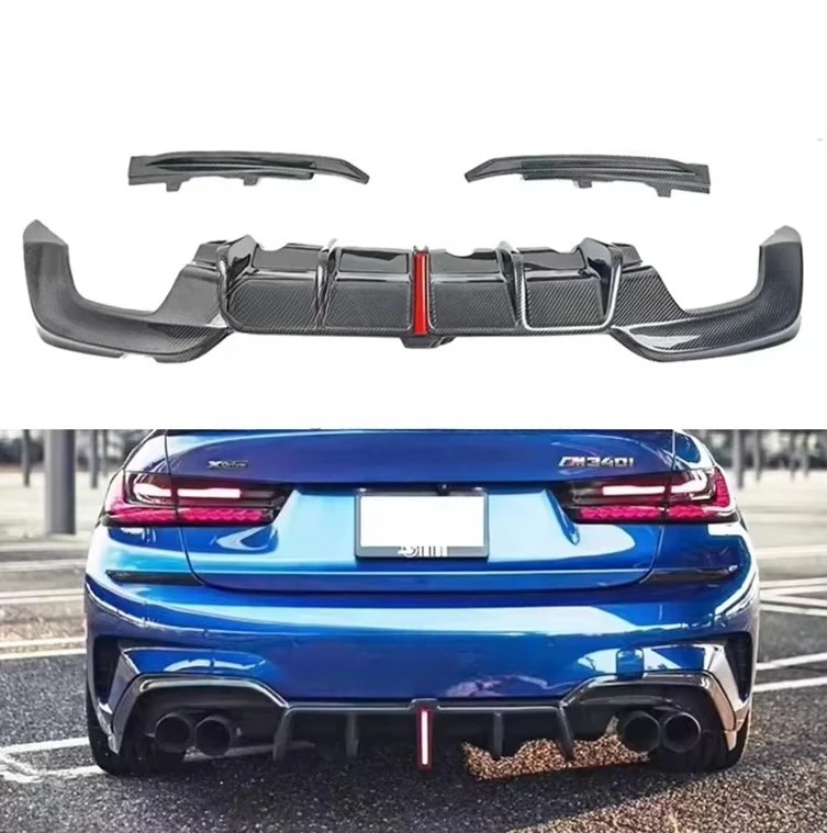 

High-Precision FORBMW G80 M3 G82 M4 Rear Bumper Diffuser Lip Dry Carbon Fiber 2021-2024