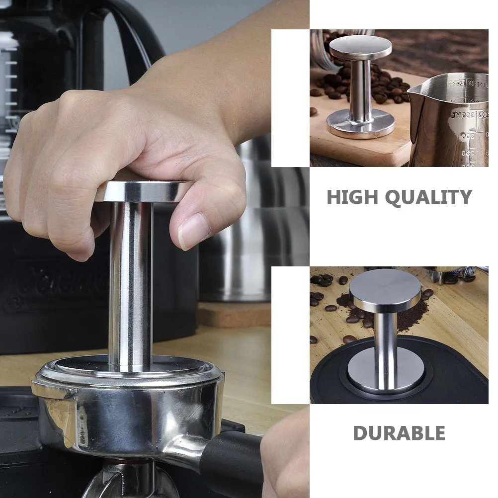 

Metal Coffee Tamper Double-Head Design for Home Cafes Restaurants Bars Easy to Use Metal Coffee Tamper