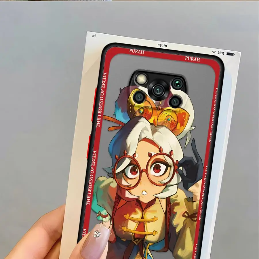 حافظة The Legend Game Z-Zeldas لهاتف Xiaomi Poco C51 X3 X4 X5 Pro C40 X3 NFC C50 M5s F3 غطاء هاتف خلفي