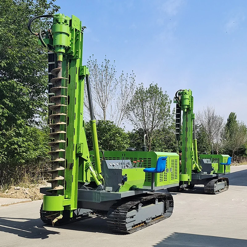 drilling machine pile driver hydraulic piling tool photovoltaic guardrail post pile driver