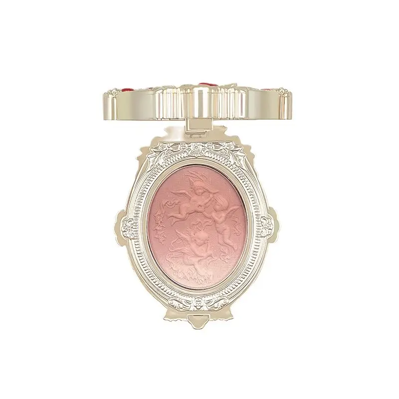 Cheerflor Angel Embossed Blush Cruelty-Free Powder Blusher Contour Face for a Matte Finish for Women