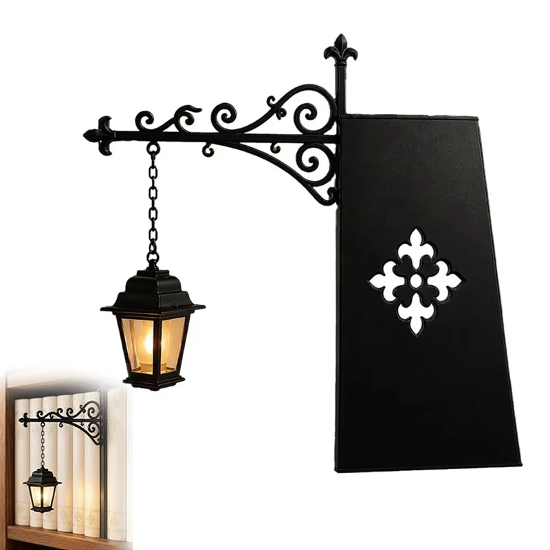 Library Lantern Mini LED Reading Lamp Warm White Book Nook Night Light Clamped Between Books Decor Ornament 1pcs/2pcs