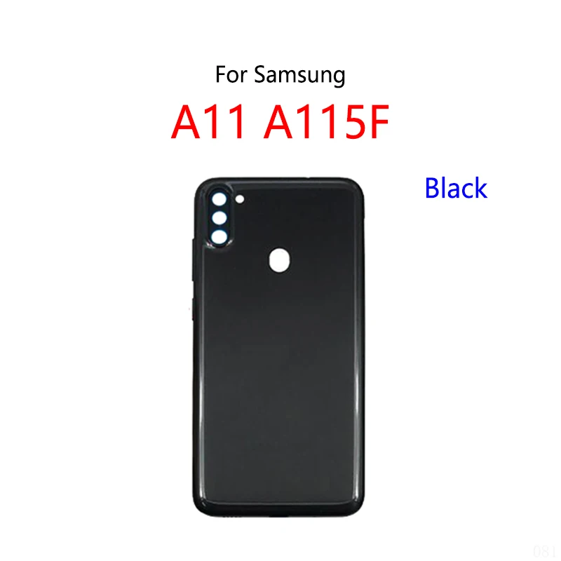 Battery Back Cover For Samsung Galaxy A11 A115F Glass Panel Housing Battery Cover Rear Case