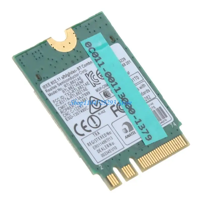 Y2GD 2.4G NGFF para M.2 WiFi Card Rtl8821ae Dual Band Wireless Card 802.11a