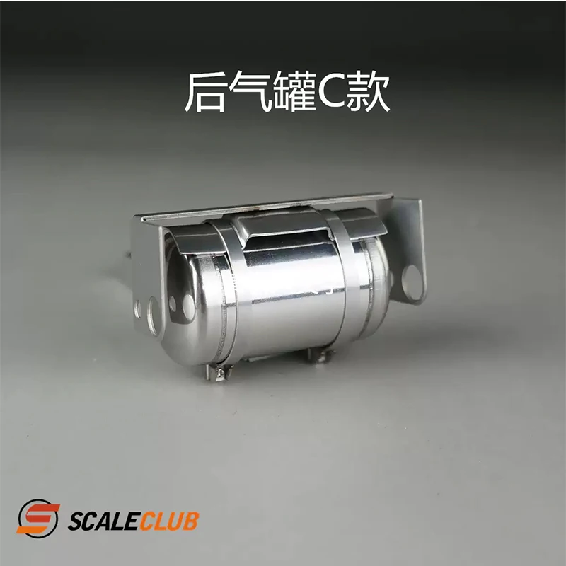 RC 1/14 Upgrade Metall-Hintertank für Tamiya Hydraulikbagger Lader Muldenkipper für SCANIA MAN VOLVO Kipper DIY-Teile – Detail 4