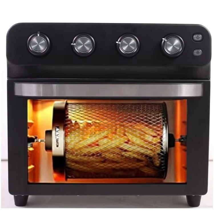 24L Large Air Fryer Microwave Electric Oven Combo XXL 1800W 10 in 1 Double Stainless Steel Air Fryer Oven with Rotisserie
