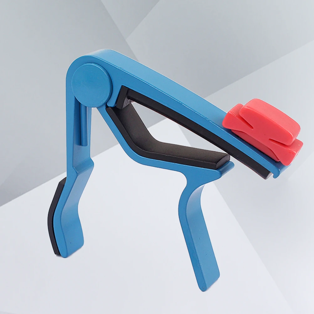 

Aluminium Alloy Guitar Capo Clamp Clip for Acoustic Electric Guitar Ukulele Banjo Mandolin Silicone Pad Protector