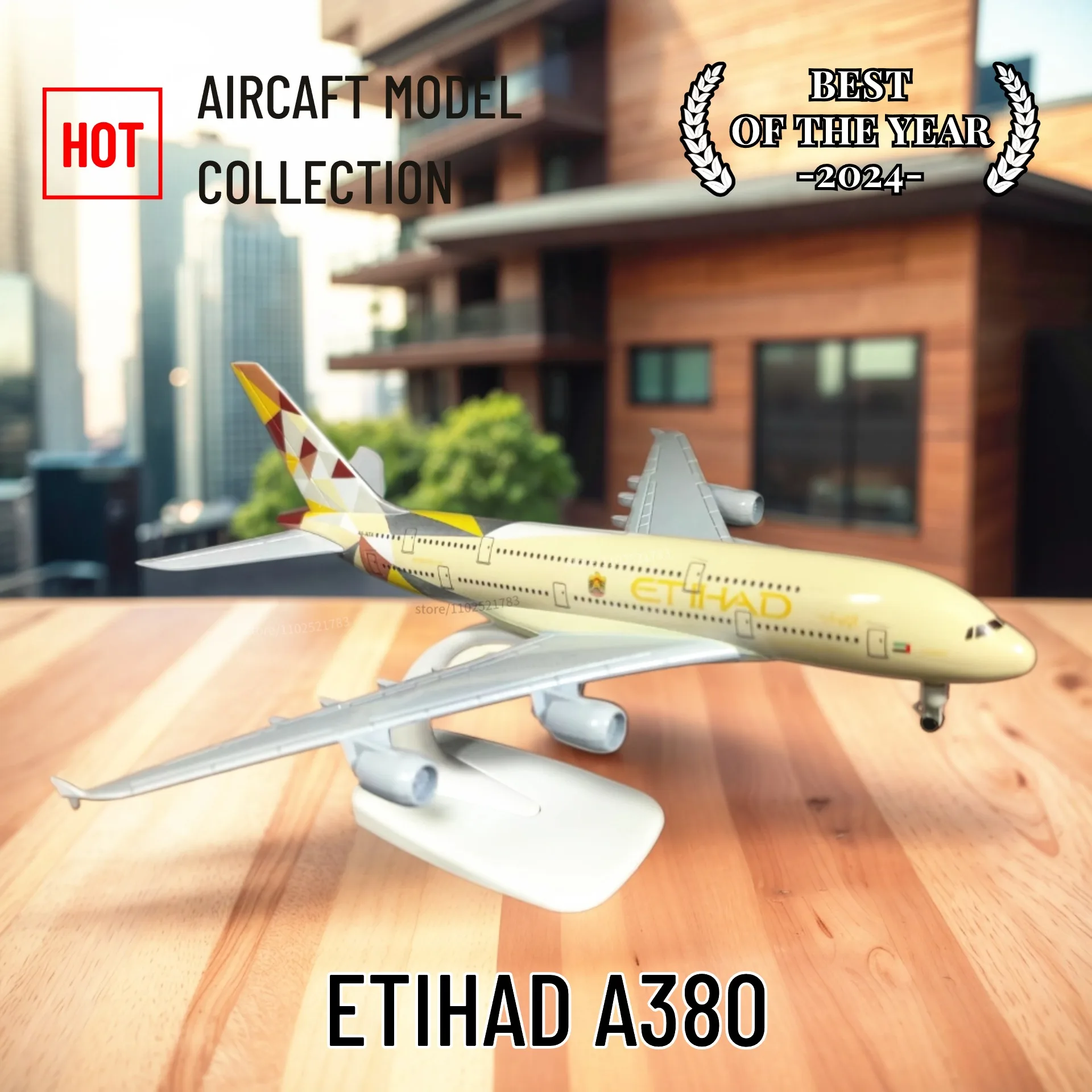 Etihad Модель Самолета Масштаб 1:250 Миниатюрная Литая Под Давлением Авиационная Игрушка A350 A380 B777 B787 Коллекционный По...