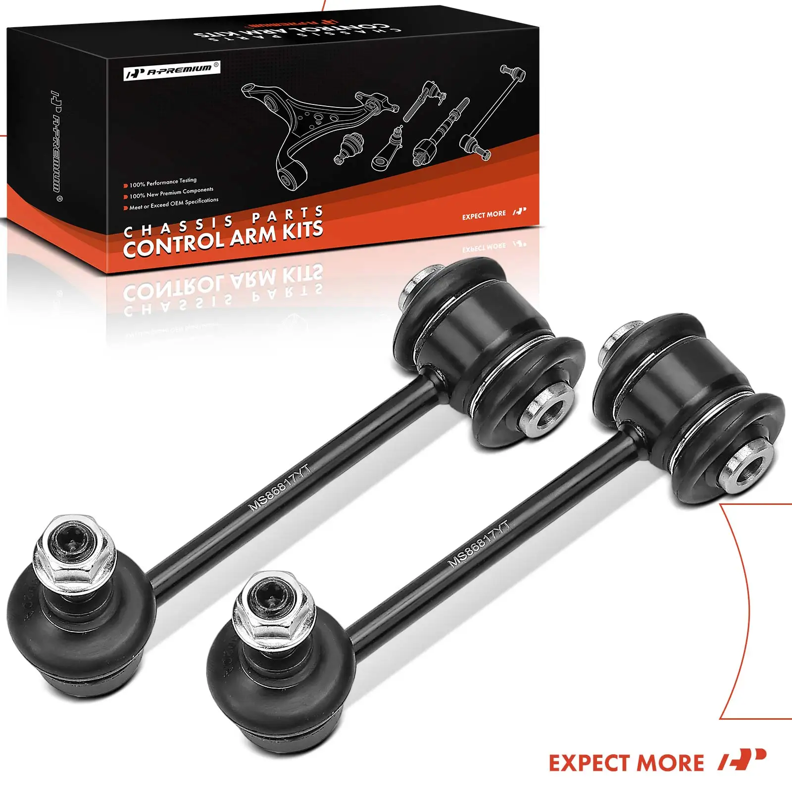 A-Premium 2x Rear Sway Bar Link Kit for Lexus GS300 1998-2005 GS400 1998-2000 GS430 2001-2005 SC430 2002-2010