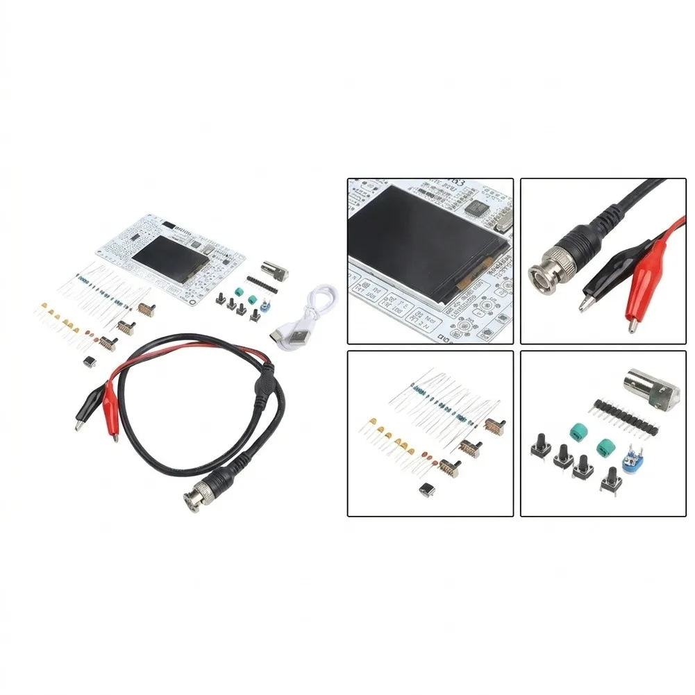 DSO183 For Oscilloscope Development Board for Electronics Projects with 500kHz Response Sampling and 12-bit Resolution