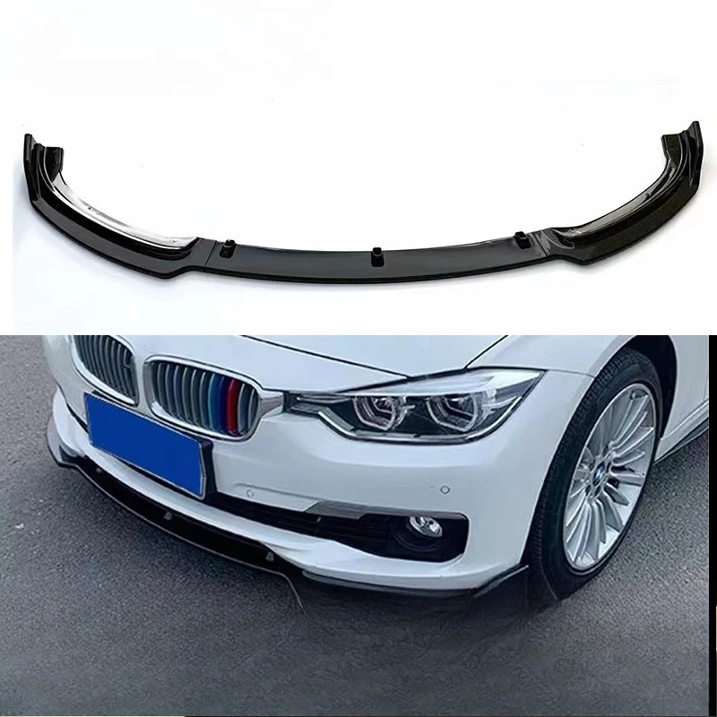 

Suitable for BMW 3 Series front lip F30F35 fashion model to three-stage front lip carbon pattern front spoiler small surround