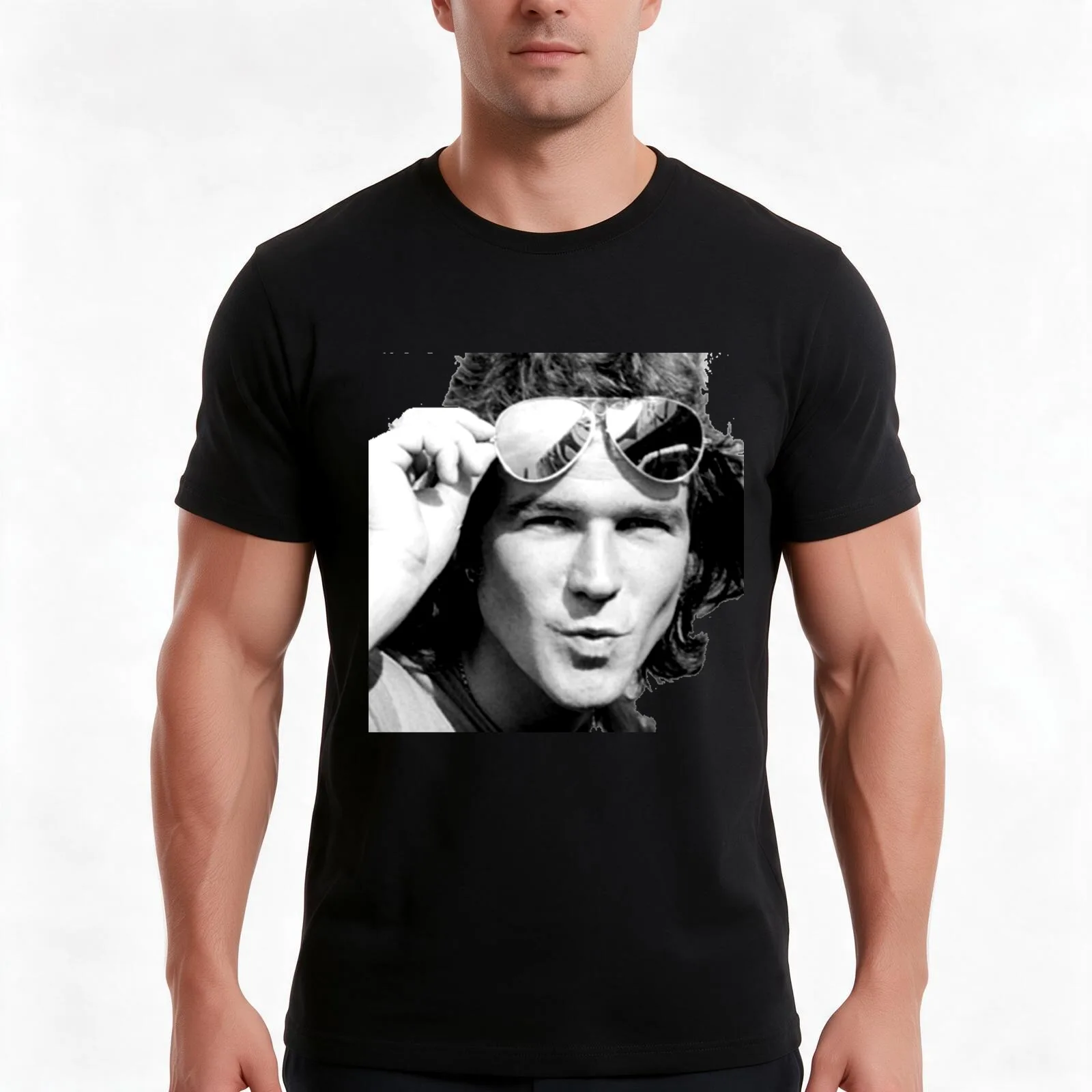 Barry Sheene, Motorcycle Legend T-Shirt, Summer Casual Cotton Tee, Oversized Streetwear Tops, Vintage Graphic Print, 100% Cotton